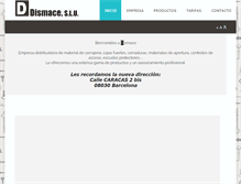 Tablet Screenshot of dismace.com